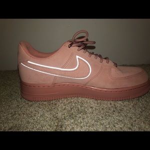 Nike Air Force One Pink Suede